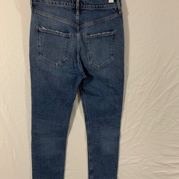 AGOLDE WOMENS STRAIGHT BUTTON ZIP  SZ (24) - Picture 5 of 7